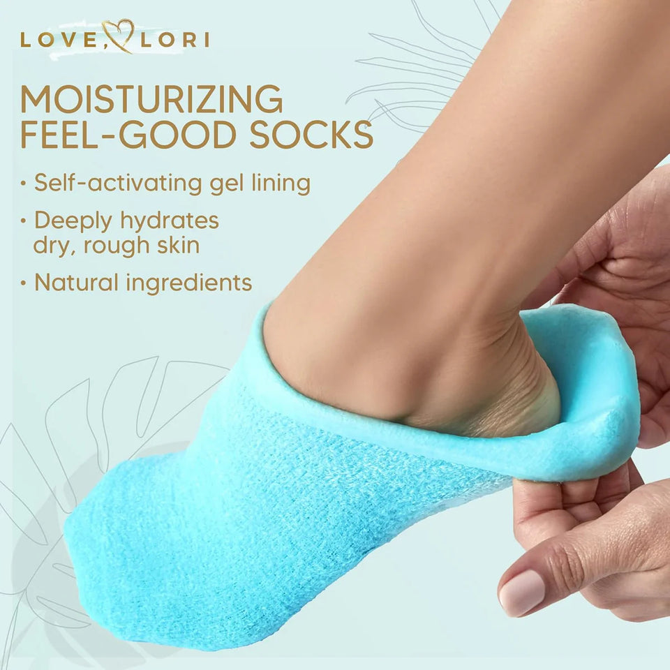 Glow Heels™ - Foot Spa Pedicure Silicone Socks For Men & Women