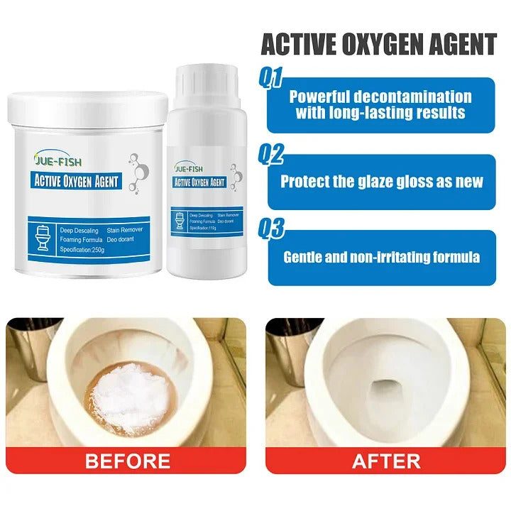 Active Oxygen Toilet Cleaning Agent Powder (Buy 1 Get 1 Free)