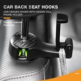 Car Headrest Hook and Phone Holder (Set of 2)