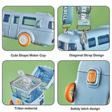 Bus-Shaped Kids Water Bottle: Leak-Proof, Fun and Ideal for School Use