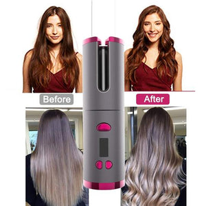 Auto-Rotating Ceramic Hair Curler