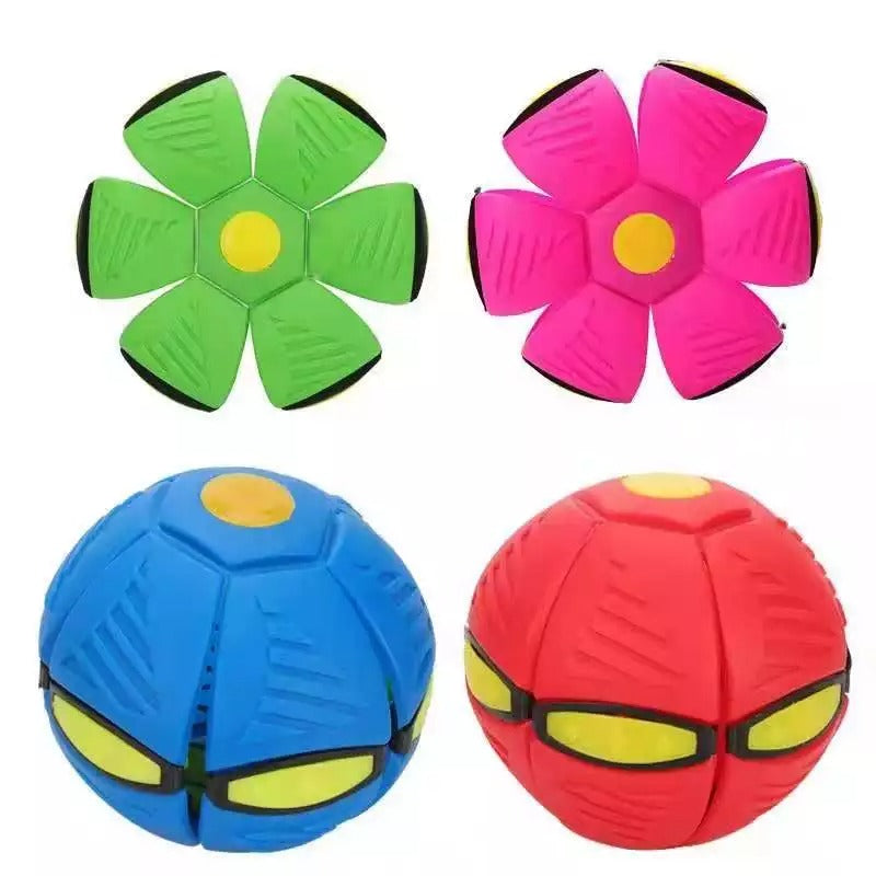 Magic UFO Throw Ball With Light - Random Colours