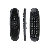 2.4GHz Wireless QWERTY Keyboard + Air Mouse + Remote Control for Windows / Mac OS / Linux / Android  - Black