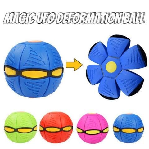 Magic UFO Throw Ball With Light - Random Colours