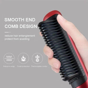 Electric Hair Straightener/Curler Comb